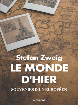 cover image of Le monde d'hier